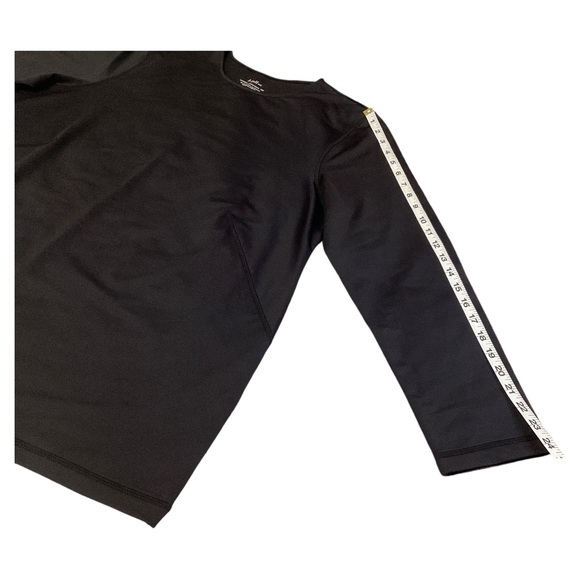 J. Jill Fit Women’s Rhodes Crew-Neck Tee Long Sleeves Stretch Black Shirt Sz XL - Picture 8 of 14